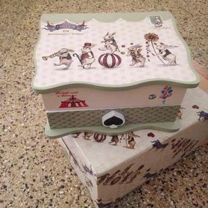 Circus jewelry music box! Cute! Gift!! Kids!